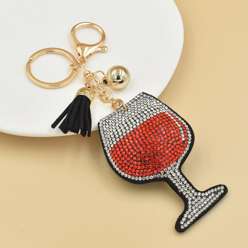 Wholesale Metal Rhinestone Magic Boots Ghost Cat Cartoon Animal Keychain